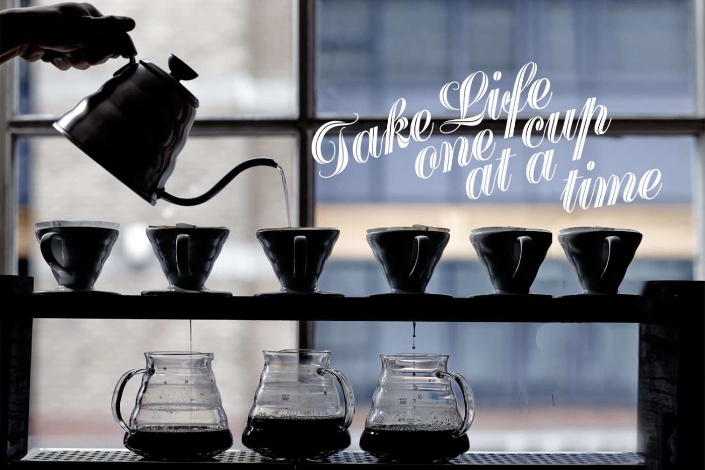 coffee photography silhouette